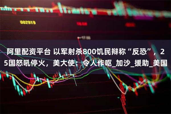 阿里配资平台 以军射杀800饥民辩称“反恐”，25国怒吼停火，美大使：令人作呕_加沙_援助_美国