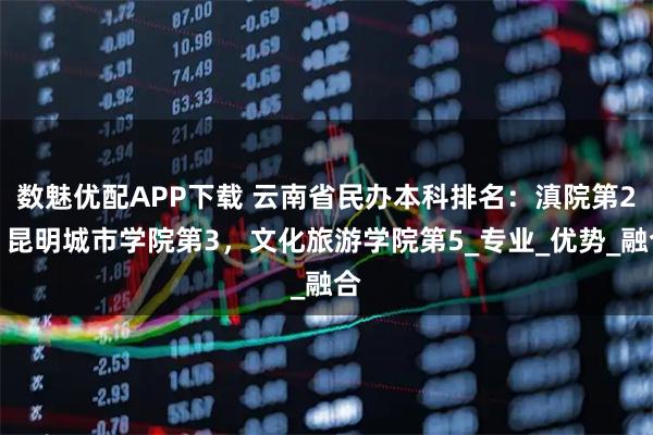 数魅优配APP下载 云南省民办本科排名：滇院第2，昆明城市学院第3，文化旅游学院第5_专业_优势_融合